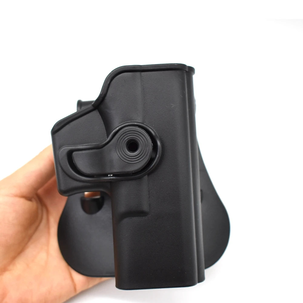 Tactical Gun Holster with Double Magazine Pouch Pistol Holster Belt Waist Holster Gun Paddle Carry Case For Glock 17 accessory