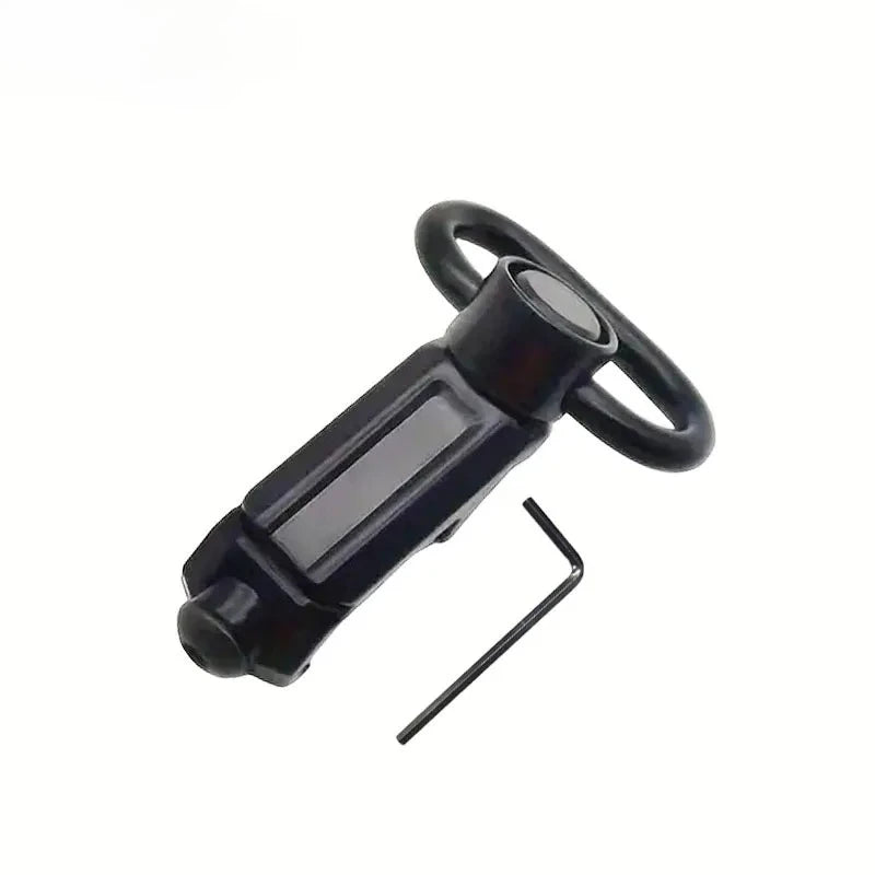 Tactic Gear Strap Buckle QD Sling Swivel 20mm Picatinny Rail Mount Base Quick Detach Rail Mount for Mlok Rail Gun Accessories