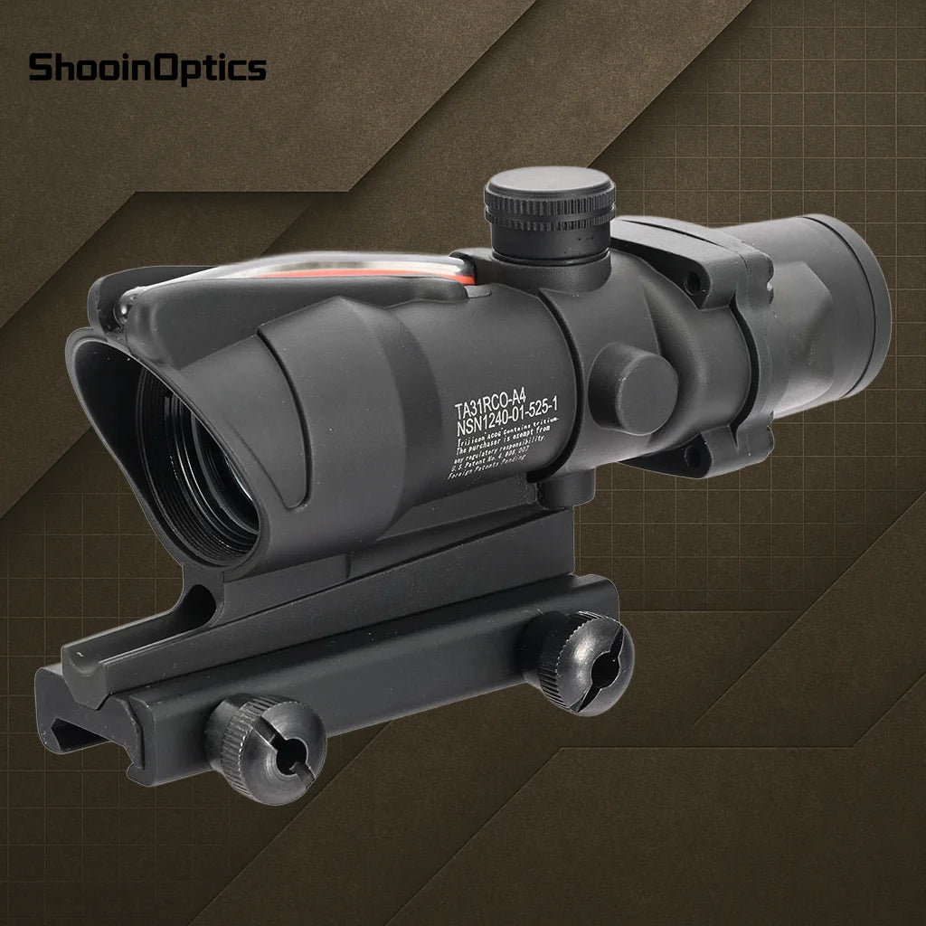 Shooin Optics 1x32 Combat Tactical Prism Scope Durable Shockproof Gunsight For Outdoor Hunting Adventures
