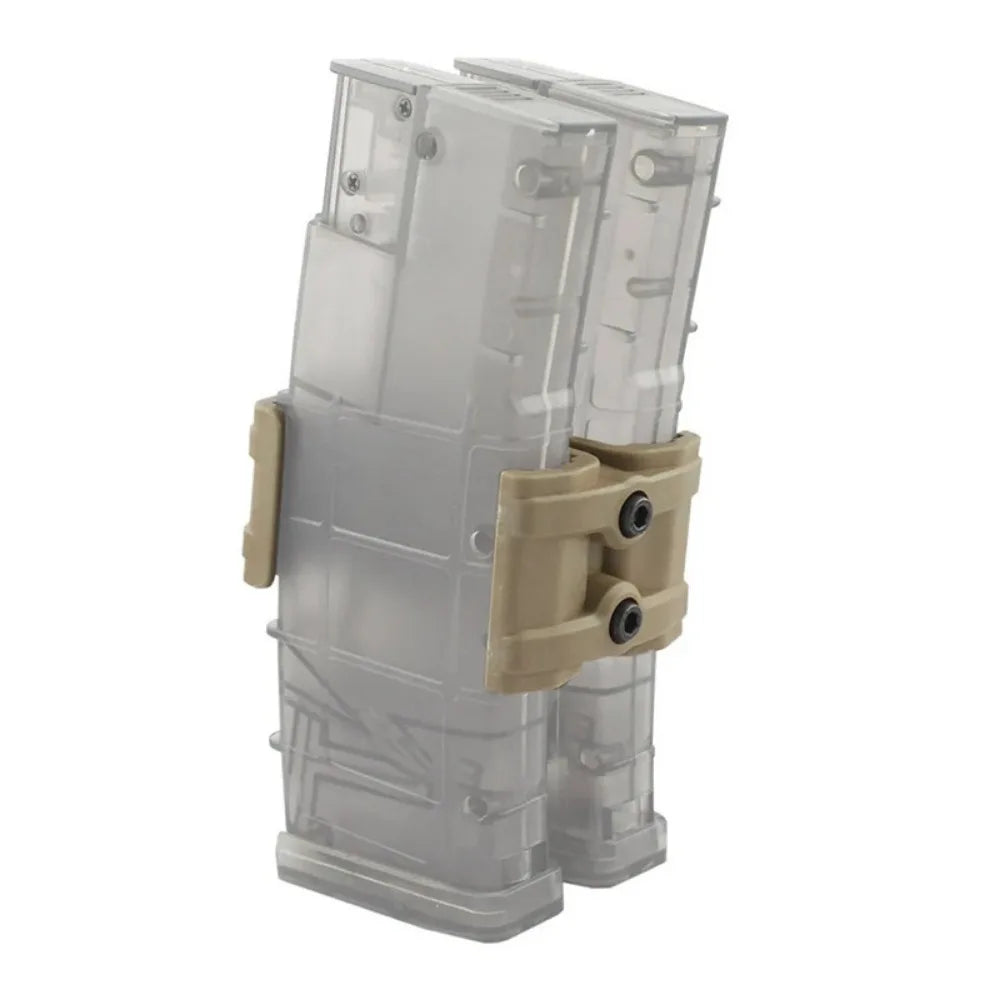 Tactical Universal Rifle Gun Mag Parallel Connector for M4 AR-15 Double Magazine Coupler Connector Clip Hunting Accessories