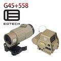 منظار تكبير EOTECH G43 G33 G45 3X 5X منظار تصويب نقطة حمراء مجسمة EOTECH 558 على سكة 20 ملم لبنادق الصيد الهوائية