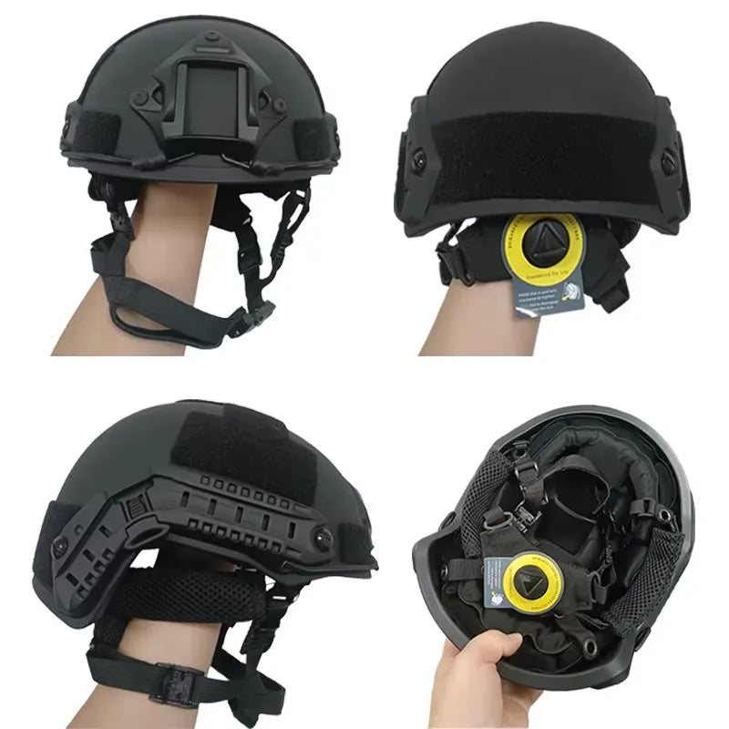 Ballistic ACH High Cut Tactical Helmet Kevla High Quality safety Helmet NIJ IIIA FAST Wendy's Suspension Pad Ballistic Helmet