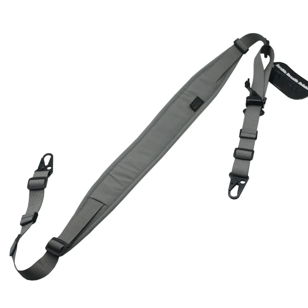 Tactical Modular Rifle Sling Strap Removable 2 Point / 1 Point 2.25" Wide Padded Shooting Gun Sling Hunting Rifle Accessories