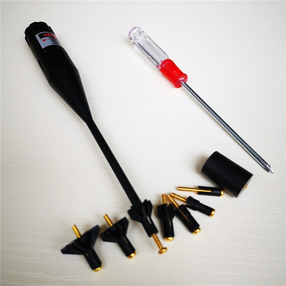 منظار ليزر النقطة الحمراء (Red Dot) للضبط والتصفيف، 7 محولات من 0.177 إلى 0.78