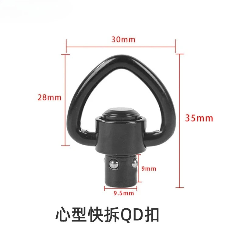 Tactic Gear Strap Buckle QD Sling Swivel 20mm Picatinny Rail Mount Base Quick Detach Rail Mount for Mlok Rail Gun Accessories