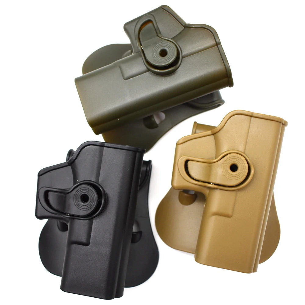 Tactical Gun Holster with Double Magazine Pouch Pistol Holster Belt Waist Holster Gun Paddle Carry Case For Glock 17 accessory