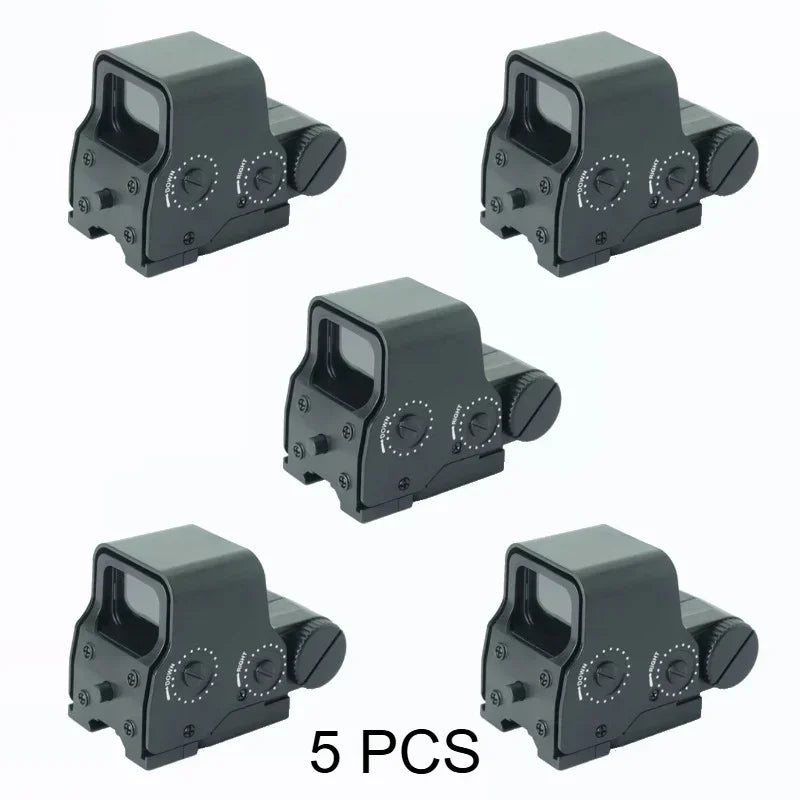 2026 Green Dot Holographic Toy Scope Hunting Sight Riflescope Plastic Material 20mm Rail Mount For Airsoft Gun Outdoor Game