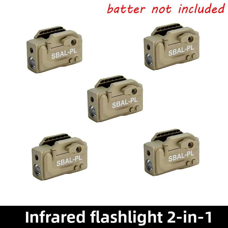 2026 New Bottom Mount Nylon Infrared LED Flashlight Infrared Sight Fit 20mm Rail Toy Gun