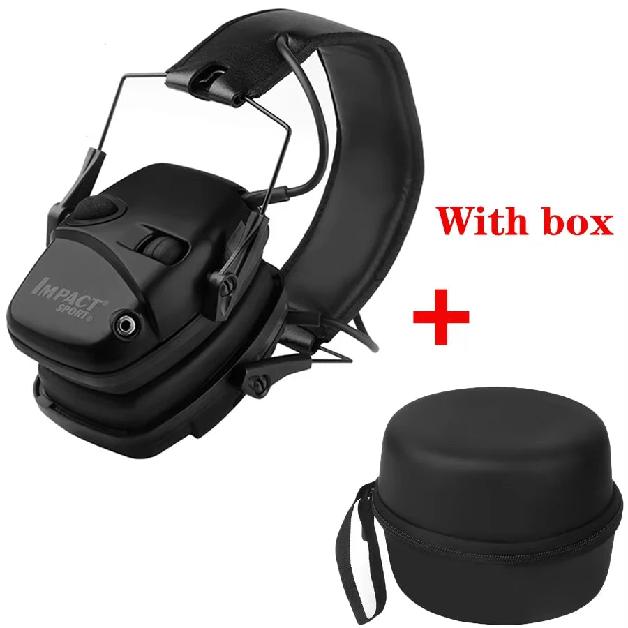 Original Tactical Electronic Earmuffs Pro Outdoor Shooting Hearing Protection with Noise Cancelling & Sound Amplification