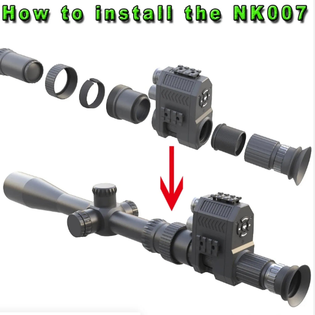 Megaorei NK007 PLUS Hunting Camera Military Infrared Rifle Scope Night Vision Optical HD Digital Telescope Outdoor Tactics