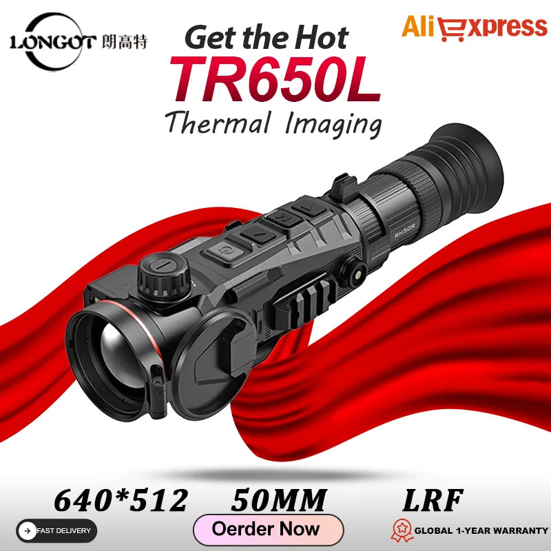 Longot LGT TR650L Thermal Hunting Scope 640*512 50MM Professional Infrared Thermal Imager For search rescue, outdoor exploration