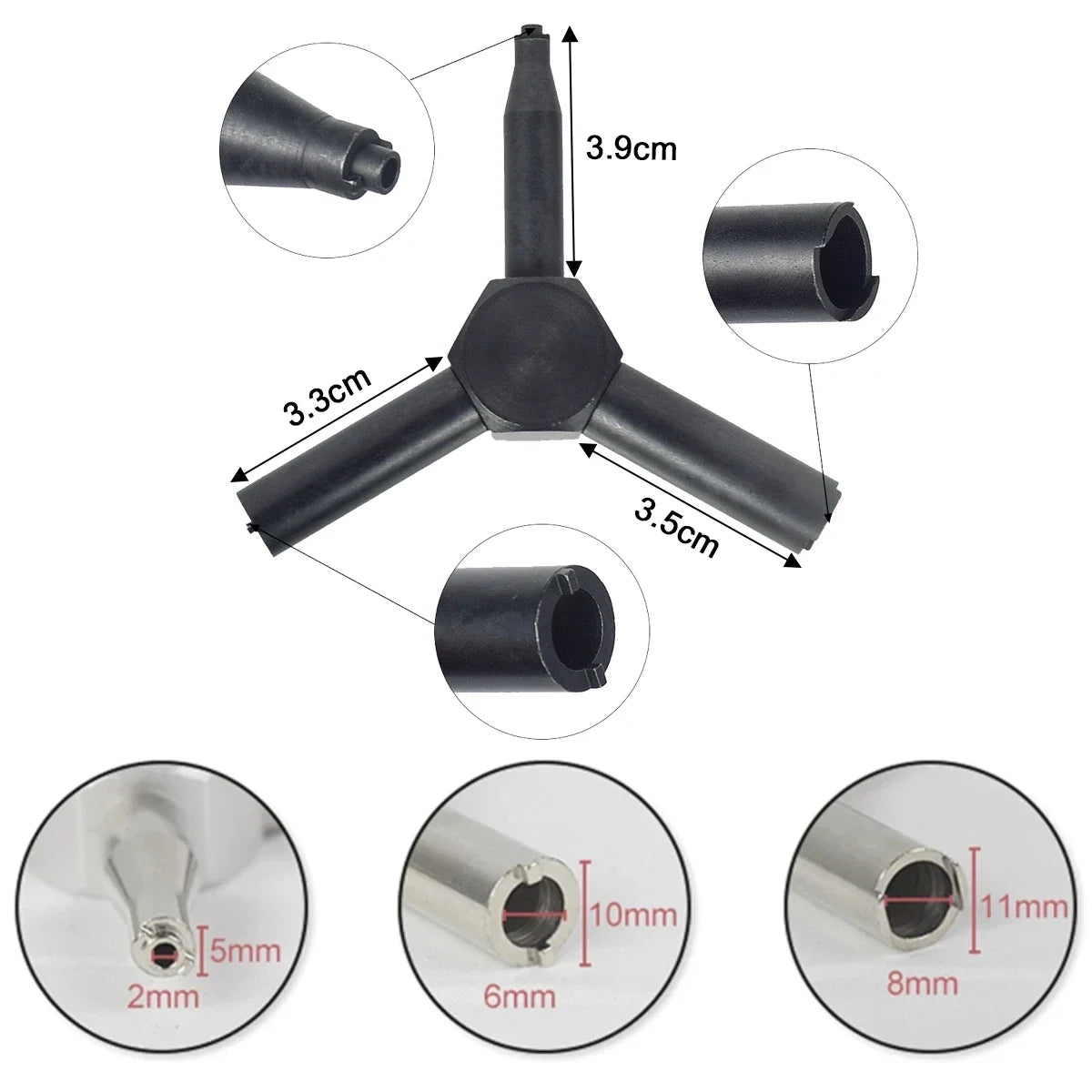 Tactical Gas Valve Key Steel Triple Force Magazine Charging Tool For GBB AEG KSC KWA Airsoft Pistol Gun Outdoor Shooting Hunting