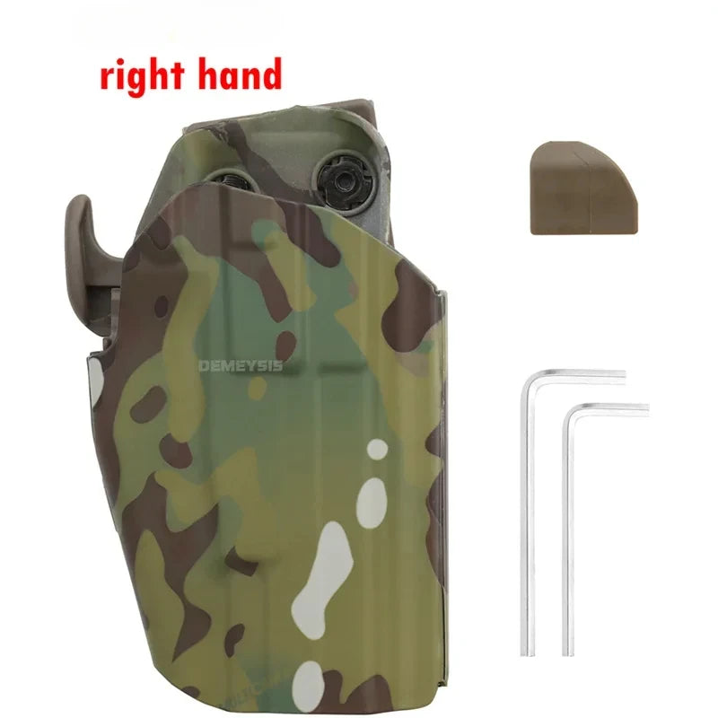 Tactical Right Left Gun Holster Shooting Hunting Airsoft Pistols Holder for GLOCK 17 20 21 22 31 37 SIG P225 TAURUS PT840 PT845
