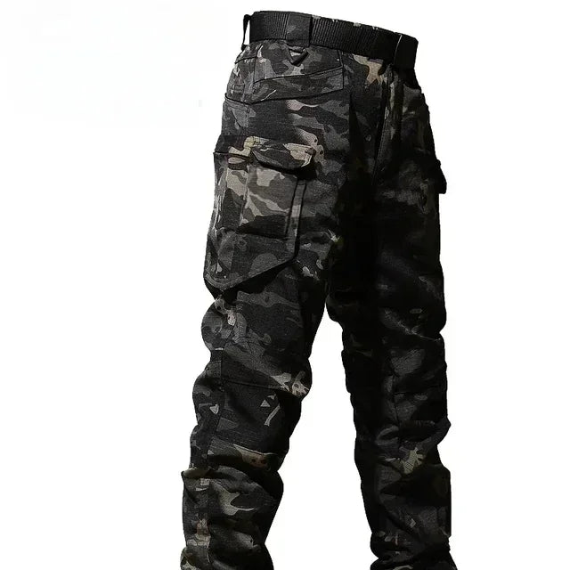 Tactical Sets Men Clothing Multi-Pocket Combat Shirts +Cargo Pant Suits Camo Wear-resisting Windproof Hunting Trainning Set
