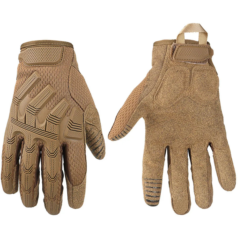 Men's Fingerless Tactical Gloves Sports Airsoft Combat Paintball Shooting Hunting Driving Work Non-slip Anti-sweat Half Finger