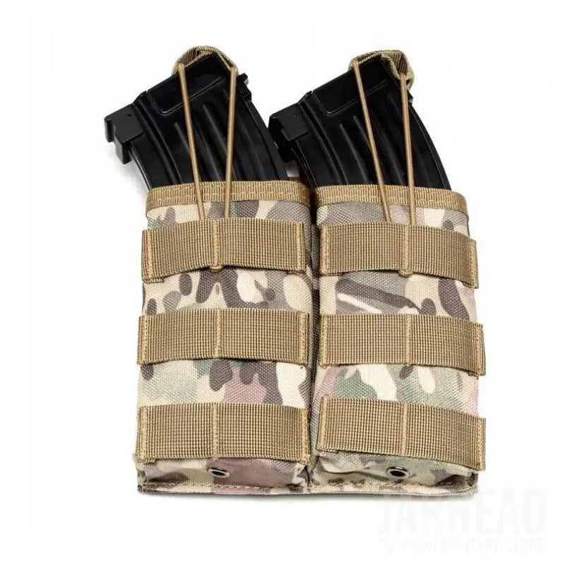 حقيبة مجلات تكتيكية مفردة ومزدوجة وثلاثية Molle Airsoft AK 7.62 5.56mm M4 لبندقية مسدس حقيبة تكتيكية لصيد الملحقات