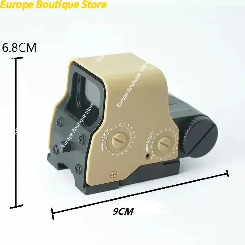 2026 Green Dot Holographic Toy Scope Hunting Sight Riflescope Plastic Material 20mm Rail Mount For Airsoft Gun Outdoor Game