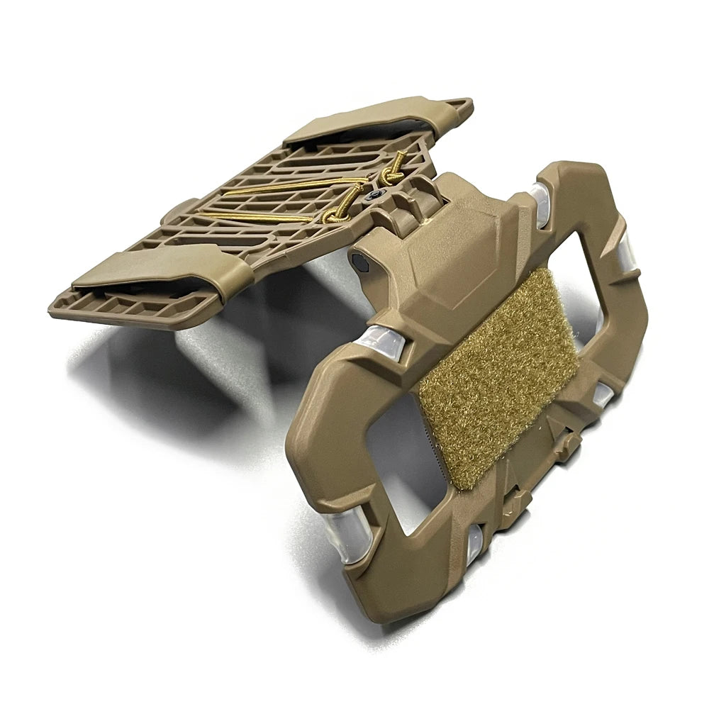 מחזיק טלפון טקטי עם MOLLE, לוח ניווט מתקפל, ציוד אחיזה לטלפון נייד, אביזרי אפוד איירסופט לציד