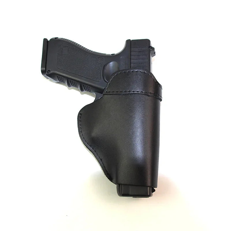 جراب مسدس تكتيكي مخفي للحمل لمسدسات GL 17 19 Beretta M9 M92 1911 Sig P226 USP جراب مسدس عالمي من الجلد