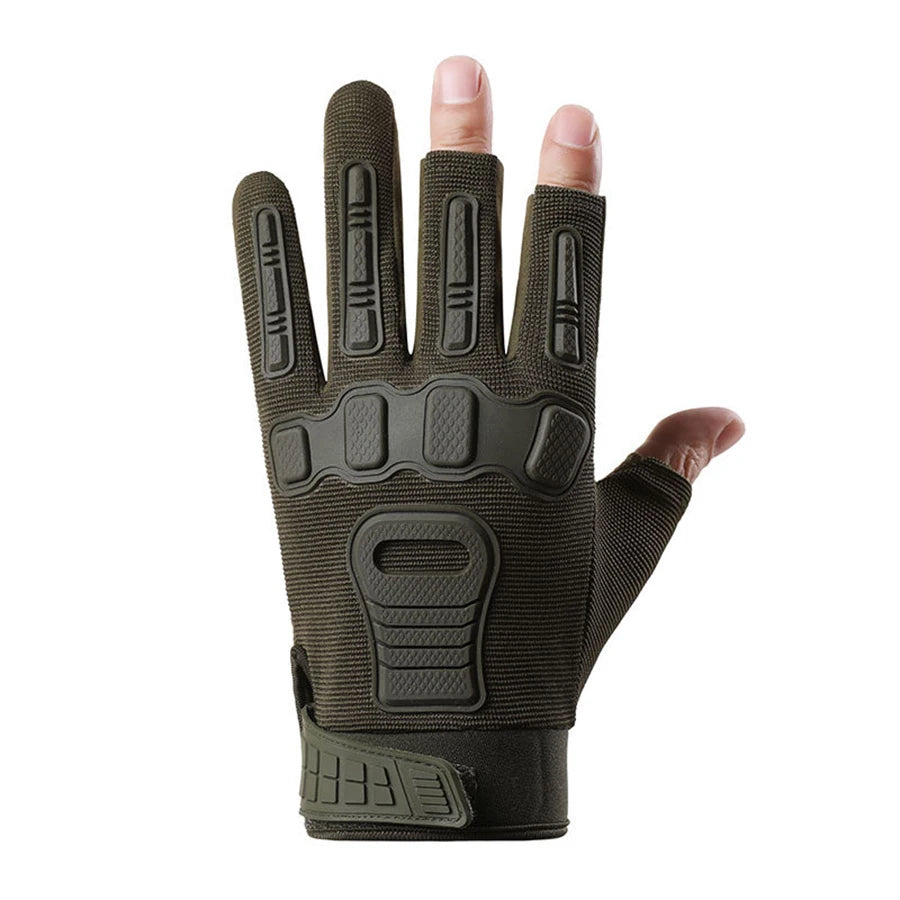 Tactical Gloves for Women and Men Outdoor Rock Climbing Finger Leakage Training Anti Slip Protection Cycling Tactical Gloves