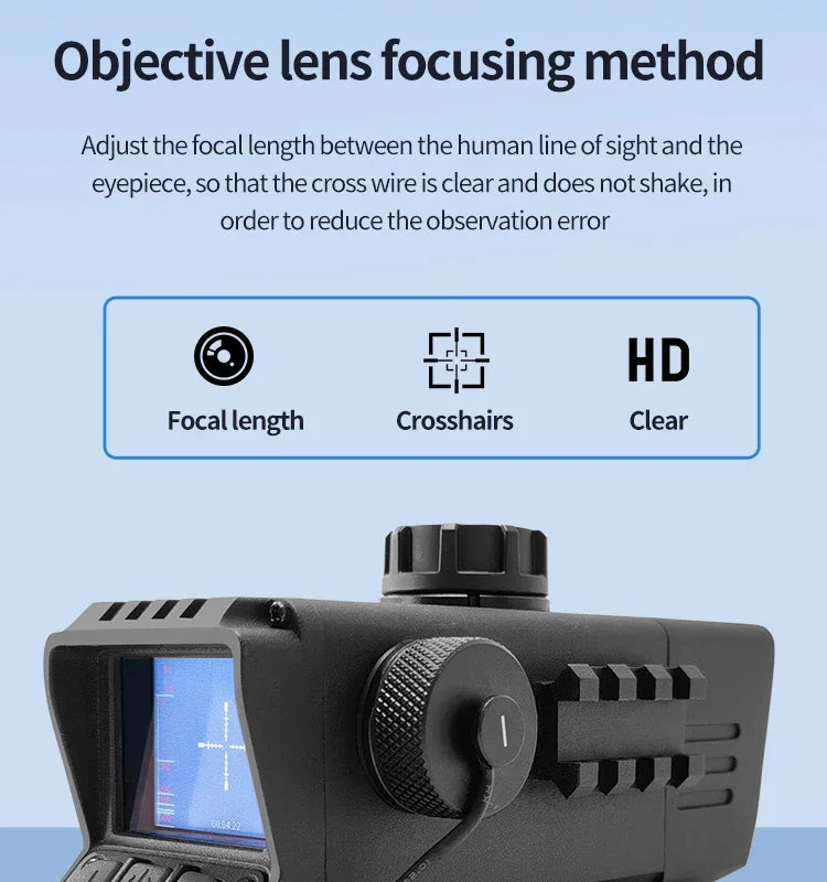 3.5X32 Digital Night Vision Scope with Video Recording | BDC Ranging | 7 Reticles | IP67 Waterproof for Rifle/Picatinny Rail