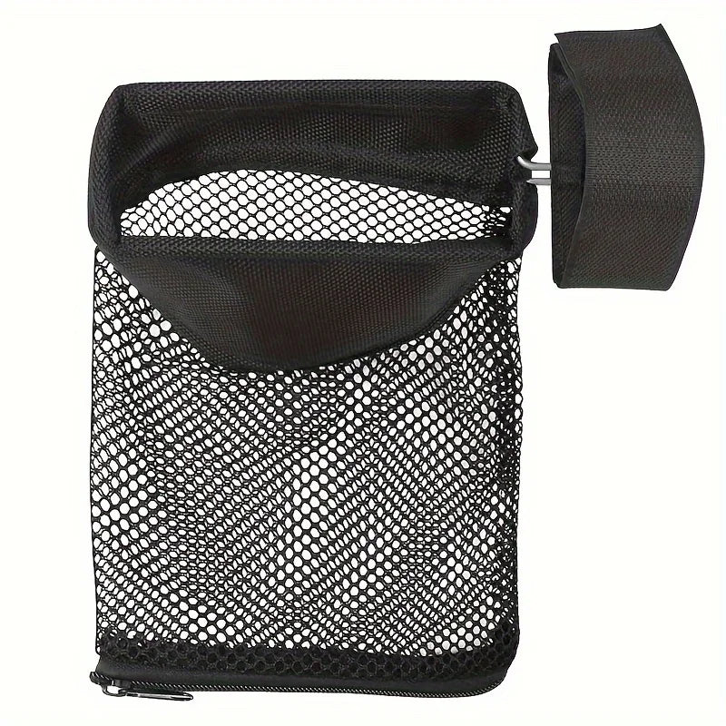 Hunting Bullet Shell Bag Military Gear Ammo Brass Shell Catcher Mesh Trap Nylon Mesh Bag Capture Black Collection Bag Ammo Bag