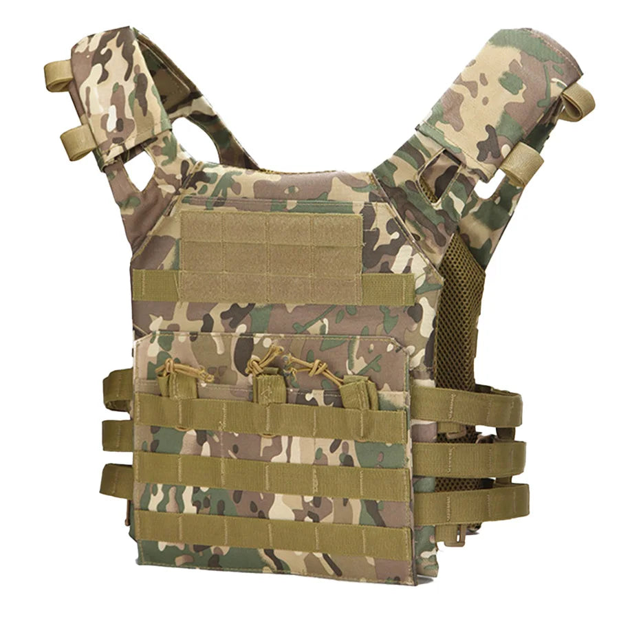 Ultra lightweight JPC structure | MOLLE global expansion | MOLLE+Magic Sticky dual system outdoor training vest