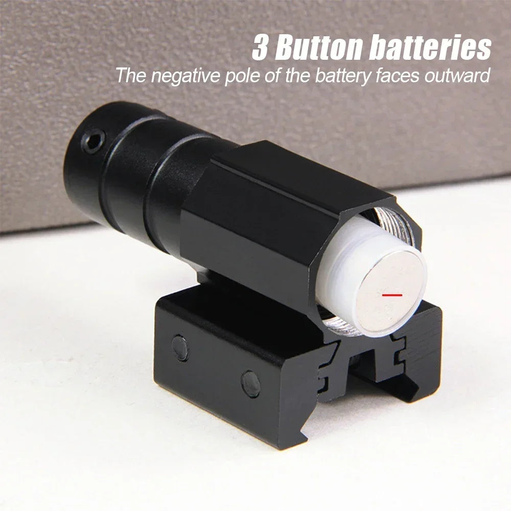 Mini red dot laser sight, with adjustable wavelength of 635-655nm, 11mm/20mm rail mounting, hunting rifle scope, pistol sight, a