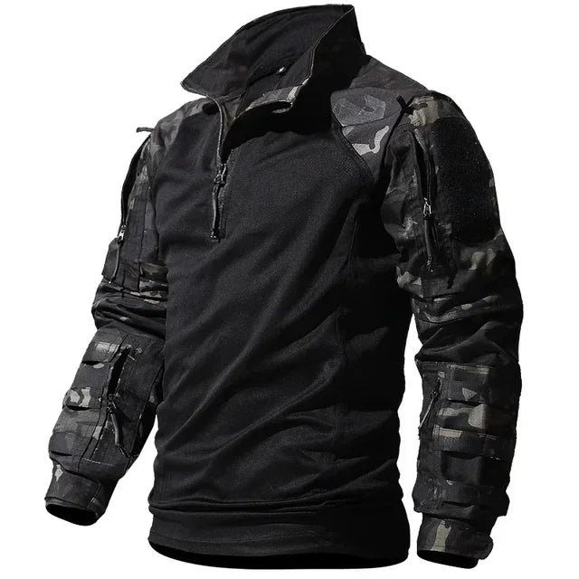 Tactical Sets Men Clothing Multi-Pocket Combat Shirts +Cargo Pant Suits Camo Wear-resisting Windproof Hunting Trainning Set
