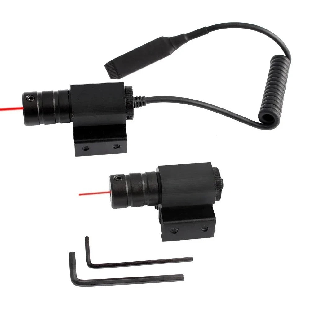 Mini red dot laser sight, with adjustable wavelength of 635-655nm, 11mm/20mm rail mounting, hunting rifle scope, pistol sight, a