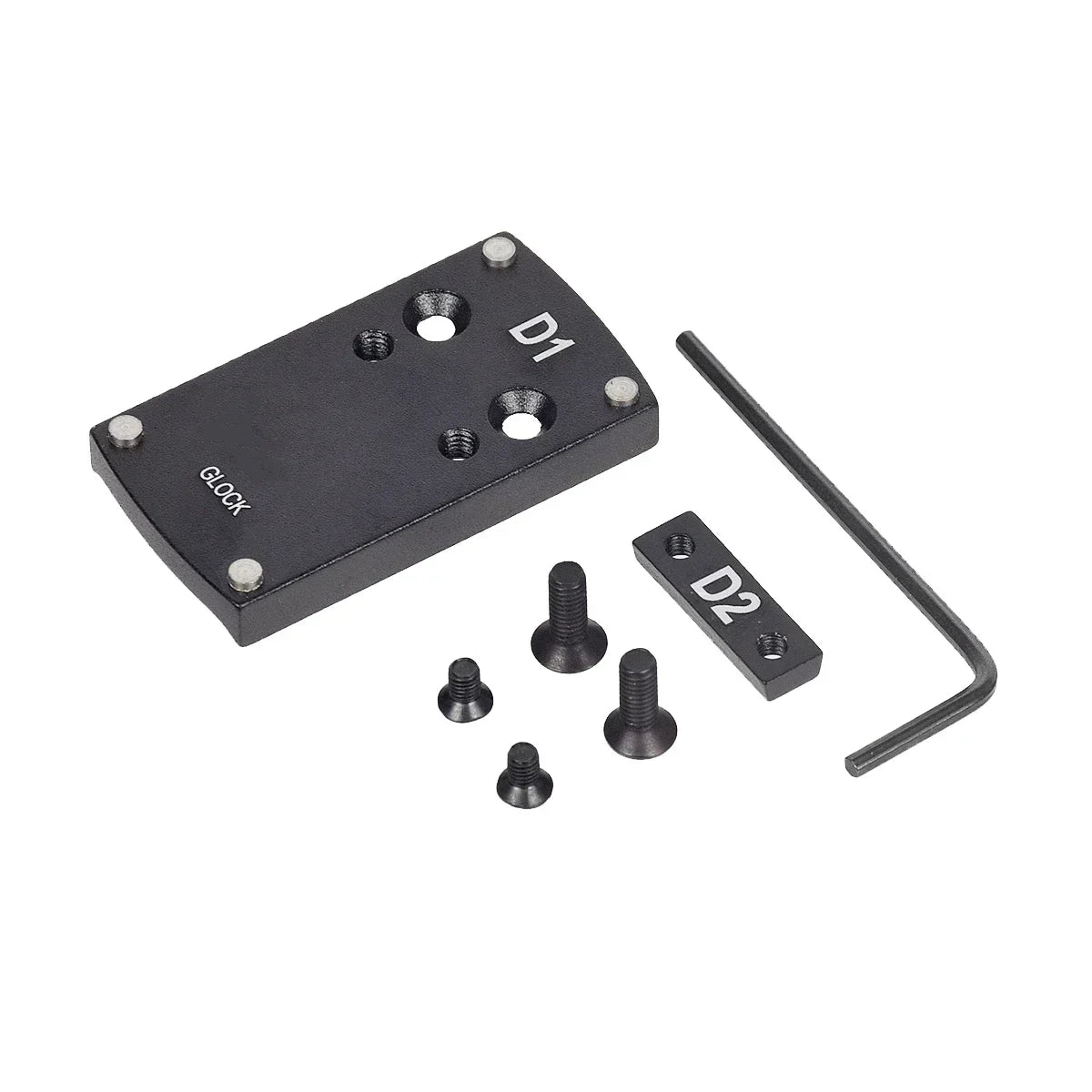 Optics Berett Glock 1911 M&P Pistol Reflex Sight Mount Adapter Plate S&W HK USP SIG P226 Sightmark Burris Micro Red Dot Scope