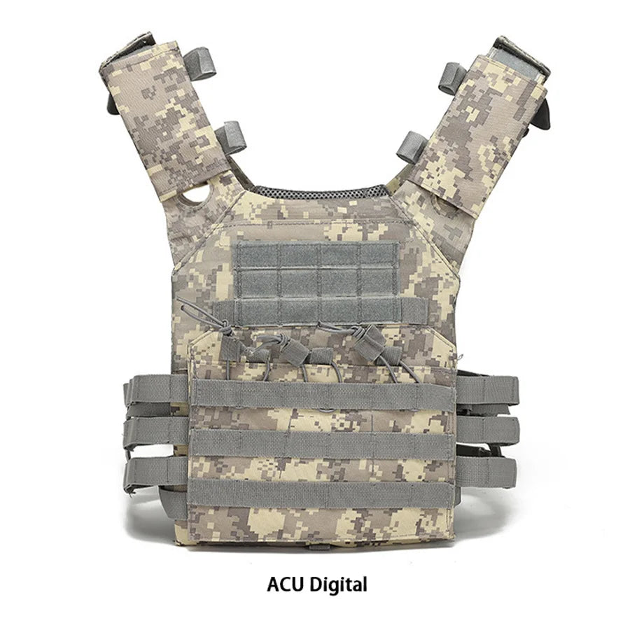 Ultra lightweight JPC structure | MOLLE global expansion | MOLLE+Magic Sticky dual system outdoor training vest