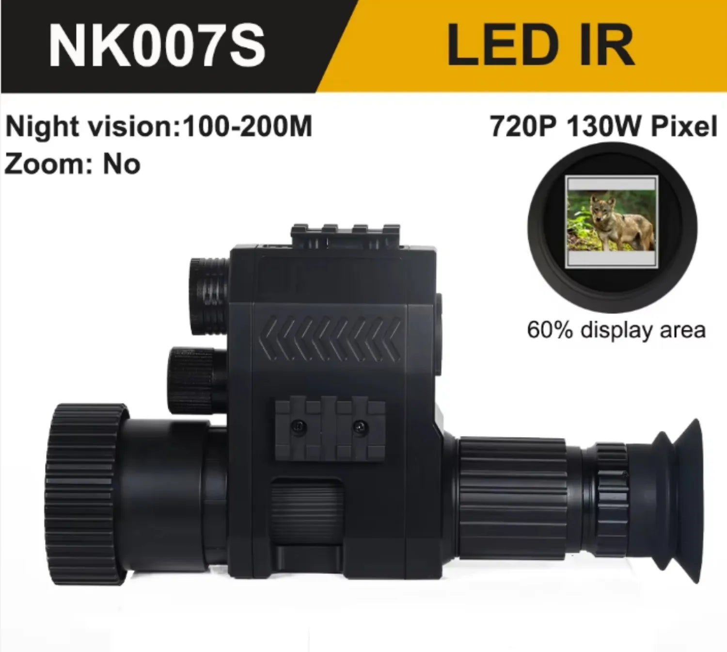 Megaorei NK007 PLUS Hunting Camera Military Infrared Rifle Scope Night Vision Optical HD Digital Telescope Outdoor Tactics