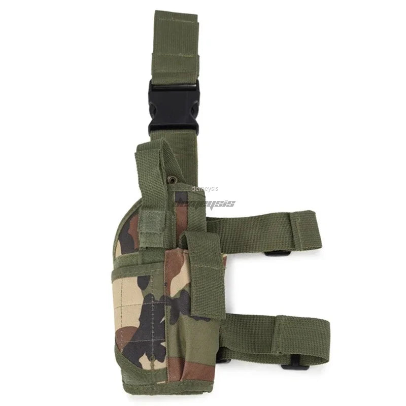 Universal Drop Leg Gun Holster Right Handed Tactical Thigh Pistol Bag Pouch Legs Harness for All Handguns