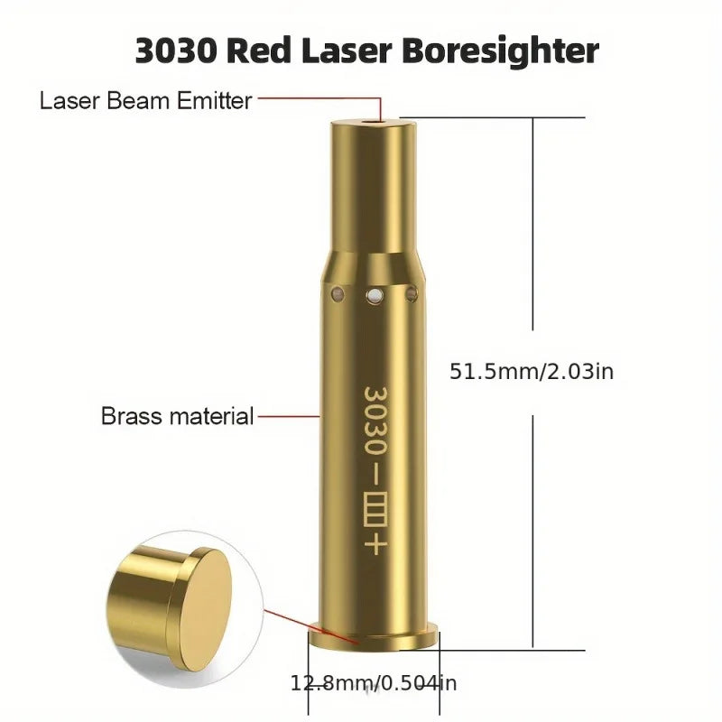 9mm/7.62/6/223rem/38spl/12ga/44mag/308win New Calibrator Calibration Tool Infrared Auxiliary Metal Multi-model