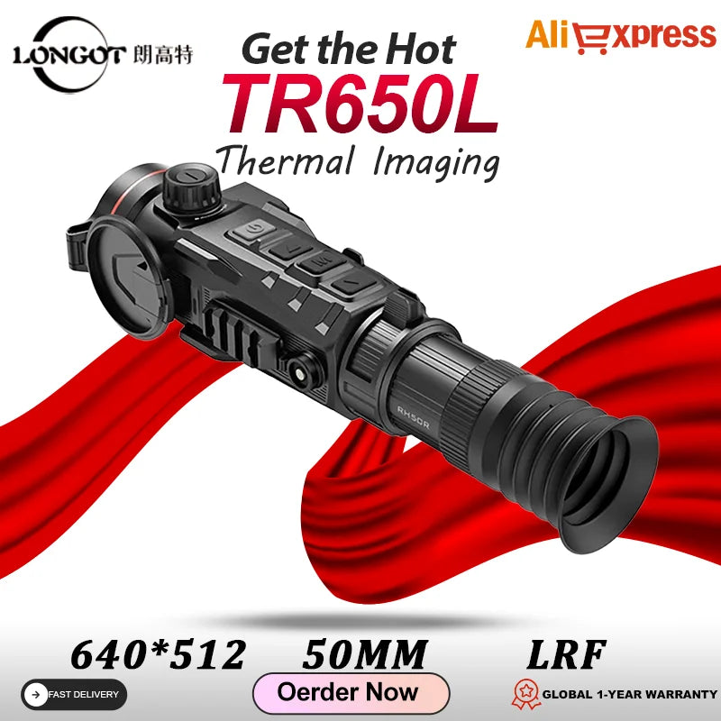 Longot LGT TR650L Thermal Hunting Scope 640*512 50MM Professional Infrared Thermal Imager For search rescue, outdoor exploration