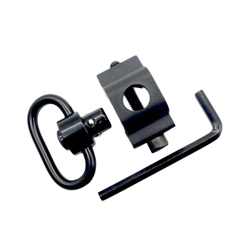 QD Sling Swivel Mount Push Button 1-1/4" 20mm Weaver or Picatinny Rail Mounted Quick Release Sling Ring Set Adapter Hunting