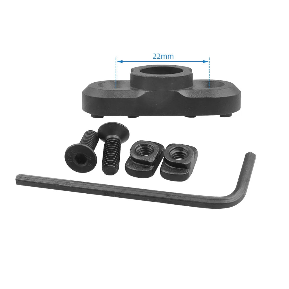 Multi-Style Tactical QD M-LOK Sling Swivel Adapter Rail Mount SLING Buckle Metal Strap Loop Strap Rail Mount Mlok Picatinny Rail
