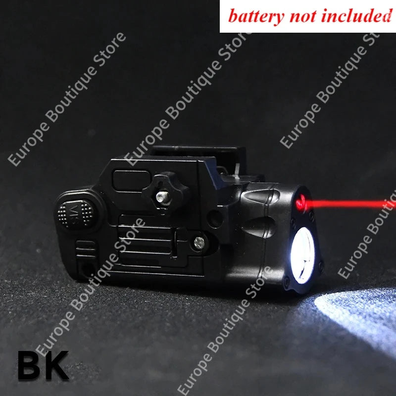 SBAL PL 2026 Tactical Red Dot Laser Sight LED Scout Flashlight Strobe Plastic Pistol Hanging For Airsoft Hunting Game Equipment