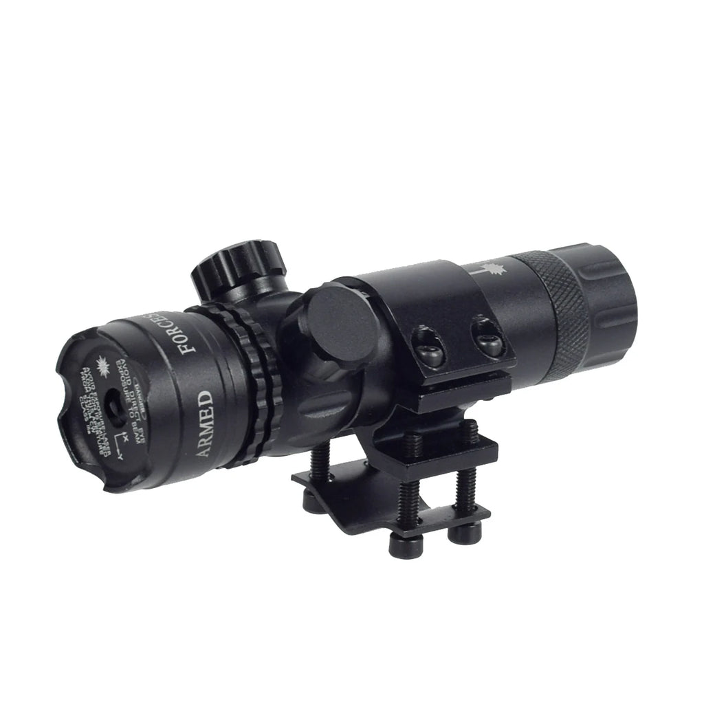 כוונת טקטית 532nm עם מתג לחץ לרובה, לייזר נקודה ירוקה, כוונת לייזר נקודה אדומה, מתקן פיקטיני, טלסקופ לציד 20