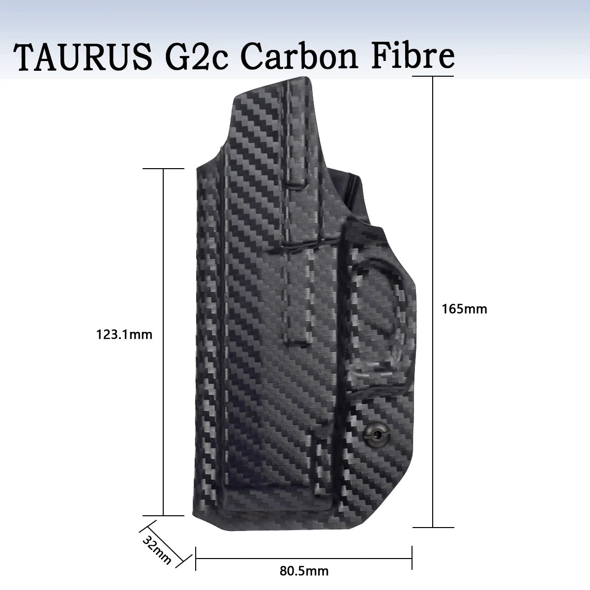 Tactical Inside Waistband Concealed Carry Holsters for GLOCK 17 19 22 26 43 43X Belt Clip Single Double Stack Right Hand Pouch