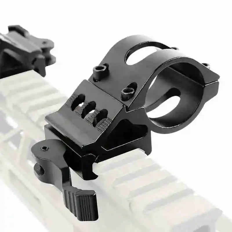 25.4mm Quick Release Offset Flashlight Scope Mount Holder 20mm  Picatinny Rail 45° Sight Hunting Gun Mount Accessories