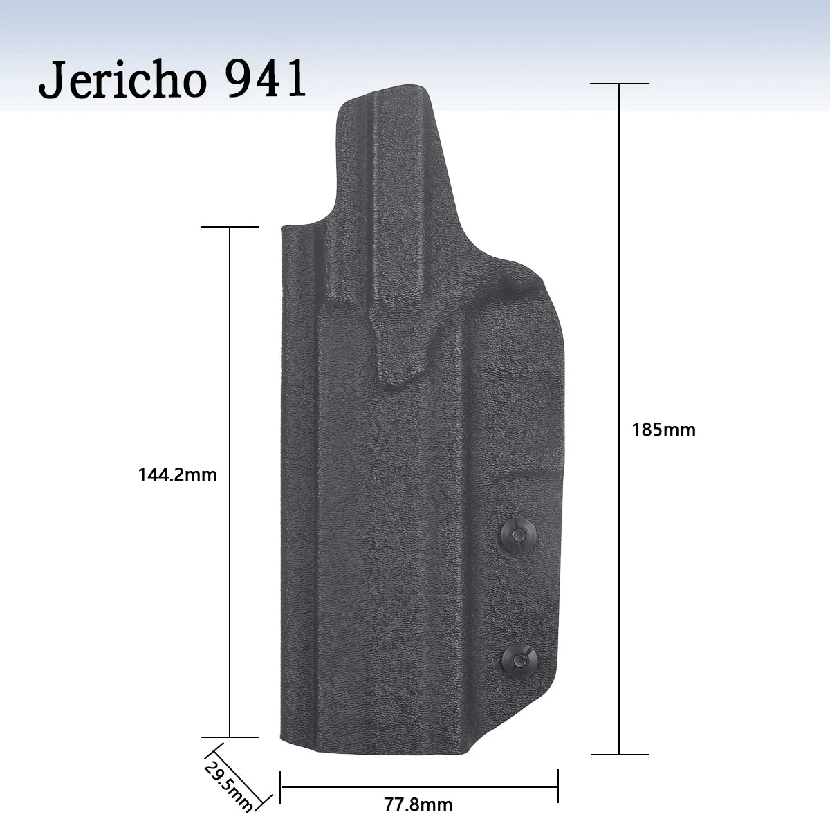 Tactical Inside Waistband Concealed Carry Holsters for GLOCK 17 19 22 26 43 43X Belt Clip Single Double Stack Right Hand Pouch