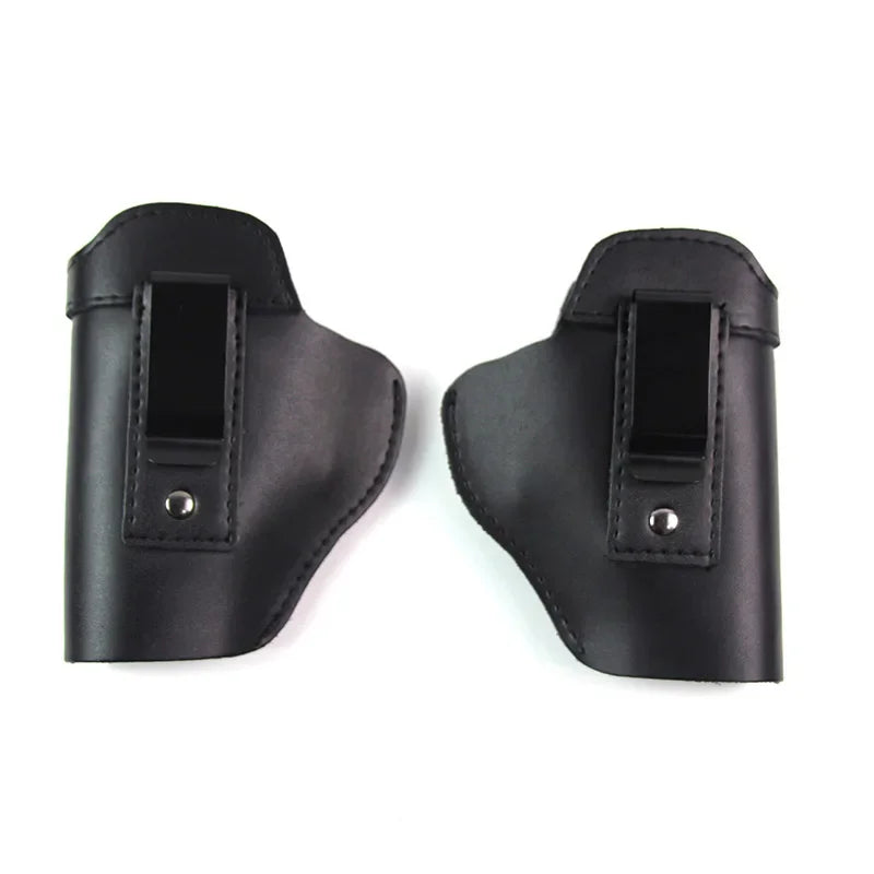 جراب مسدس تكتيكي مخفي للحمل لمسدسات GL 17 19 Beretta M9 M92 1911 Sig P226 USP جراب مسدس عالمي من الجلد