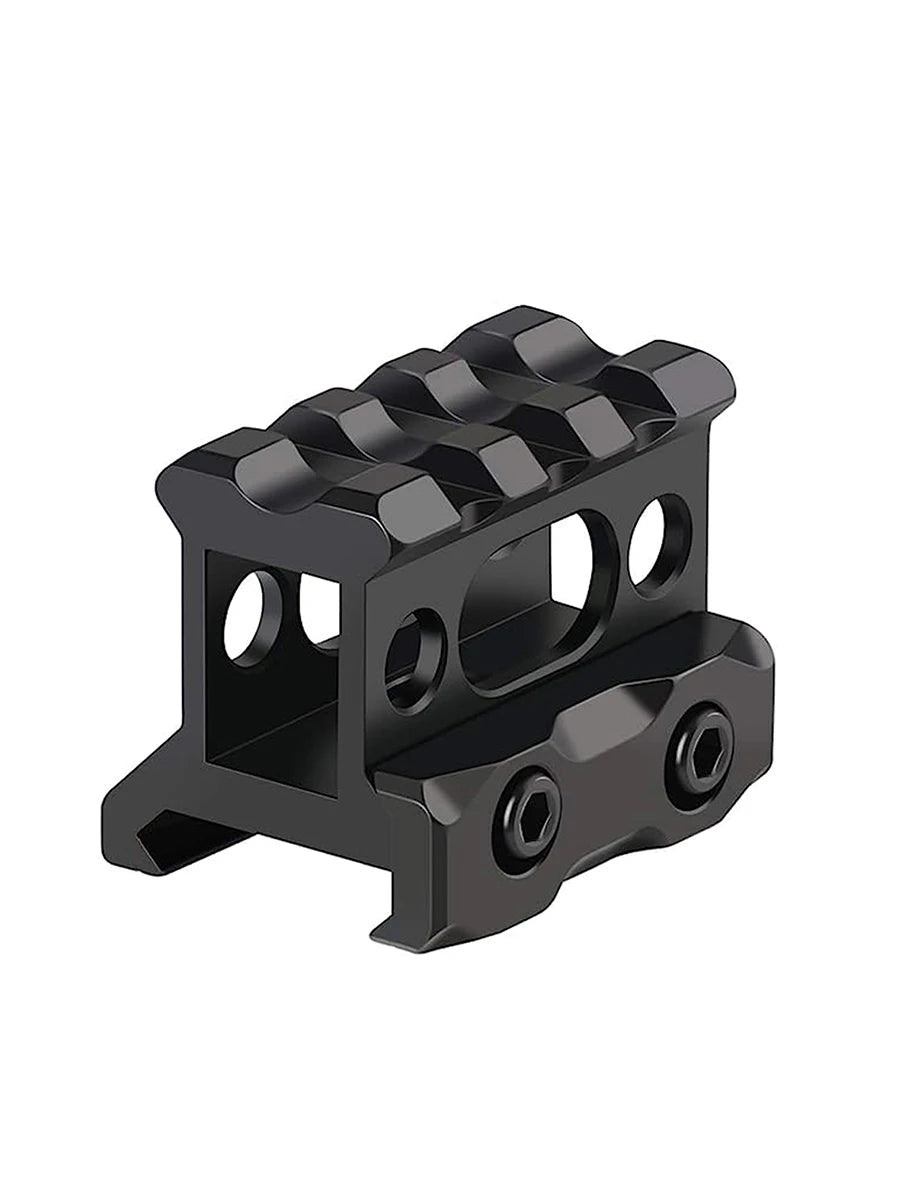 Riser Mount 1" Height Picatinny Short Riser Mount Aluminum Alloy Scope Riser Base Mount 20mm Picatinny Rail