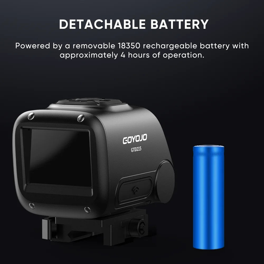 Dual Light Fusion Thermal Night Vision Hunting Monocular Multispectral Thermal Scope 2-inch HD Display Multiple Hot Imaging