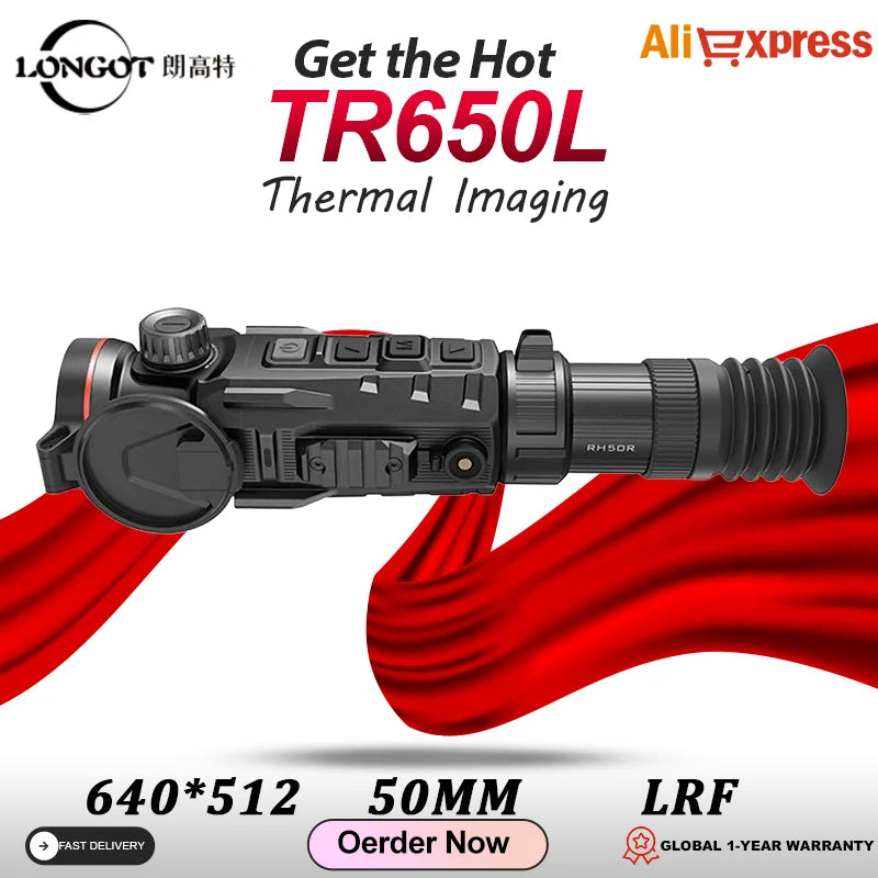 Longot LGT TR650L Thermal Hunting Scope 640*512 50MM Professional Infrared Thermal Imager For search rescue, outdoor exploration
