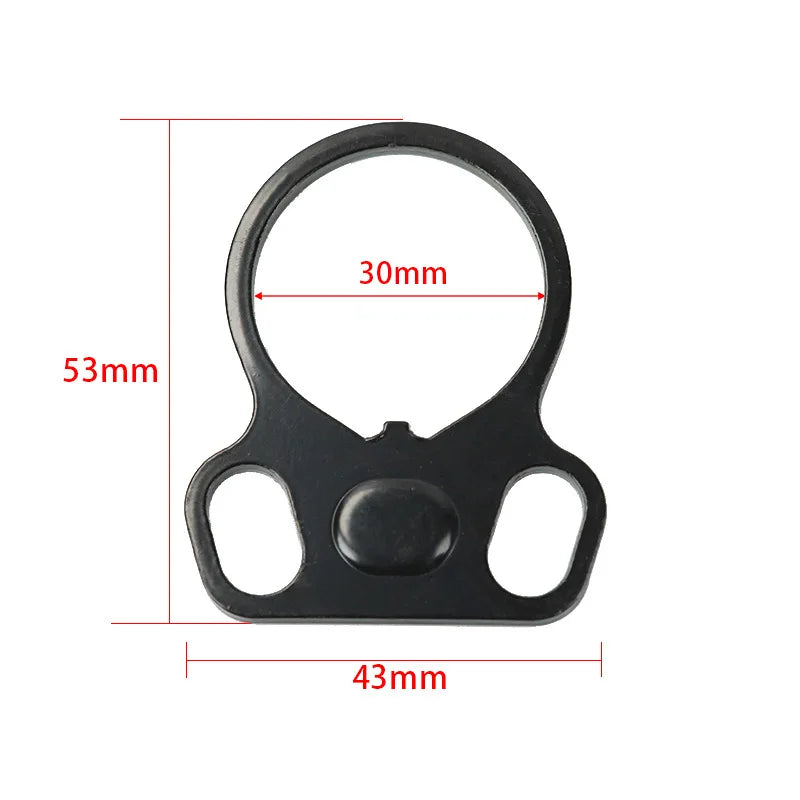 Multi-Style Tactical QD M-LOK Sling Swivel Adapter Rail Mount SLING Buckle Metal Strap Loop Strap Rail Mount Mlok Picatinny Rail