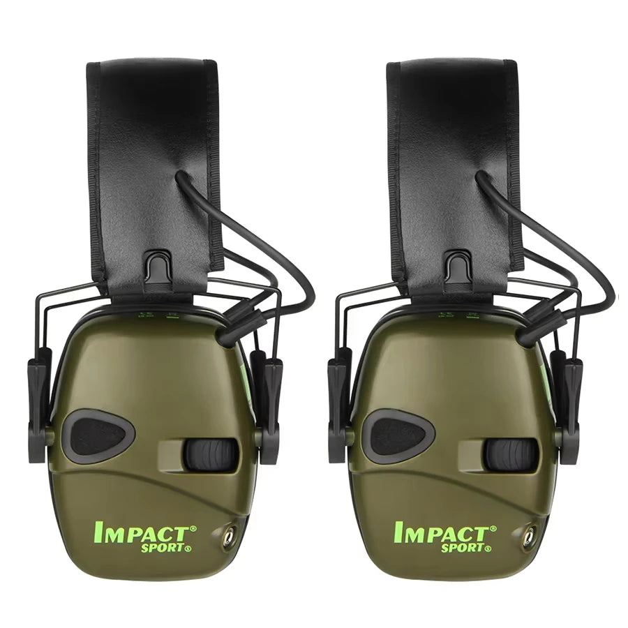Original Tactical Electronic Earmuffs Pro Outdoor Shooting Hearing Protection with Noise Cancelling & Sound Amplification