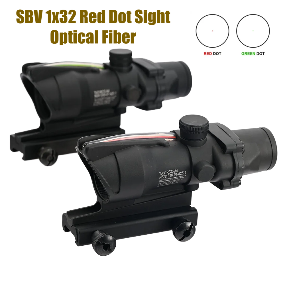 Shooin Optics 1x32 Combat Tactical Prism Scope Durable Shockproof Gunsight For Outdoor Hunting Adventures